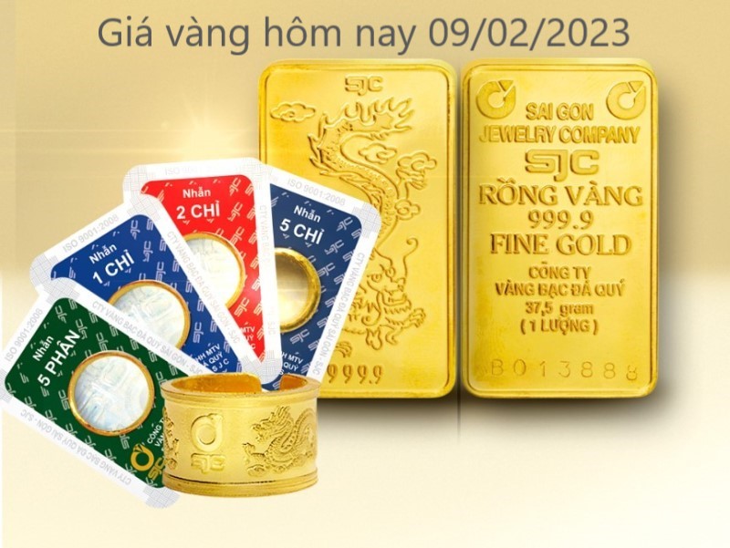 Giá vàng hôm nay 09/02/2023