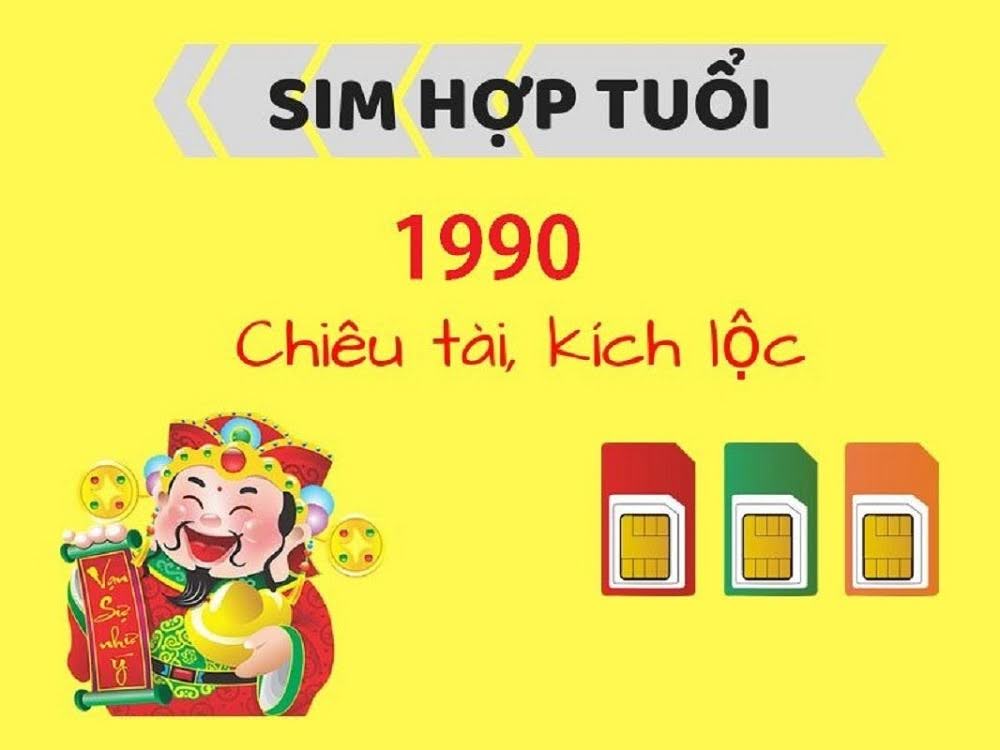 Sim hợp tuổi 1990 Canh Ngọ: Cách chọn sim chuẩn, hút tài chiêu lộc hiệu quả